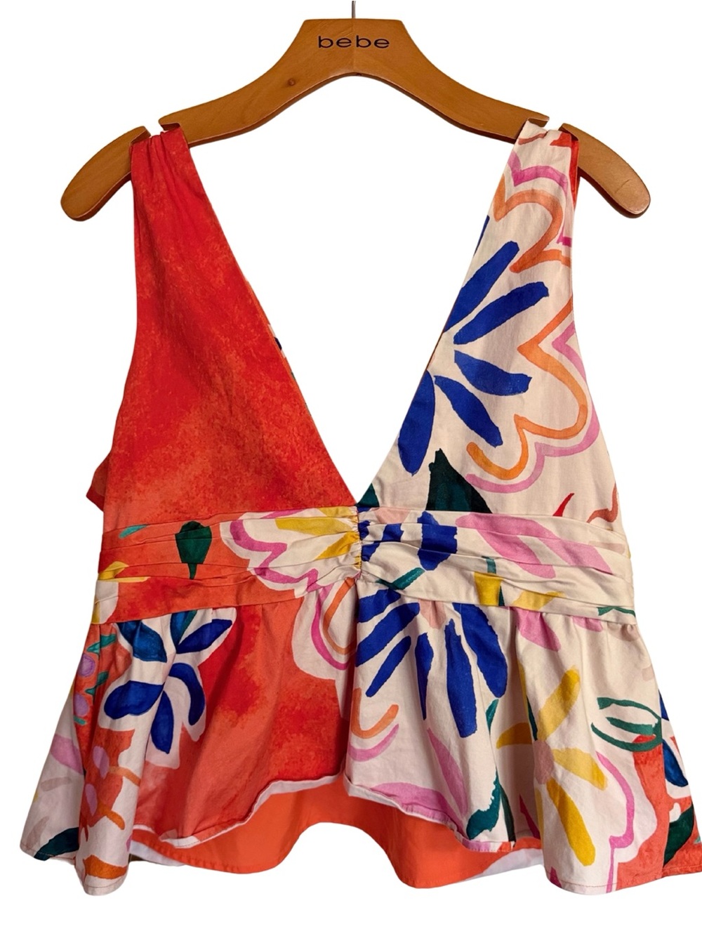 Hutch Multicolor Floral Bow-Front Tank Top - Picture 4 of 6